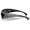 Gafas de sol con forma de máscara, SK6027, negro