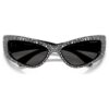 Gafas de sol con forma de máscara, SK6027, negro