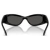 Gafas de sol con forma de máscara, SK6027, negro