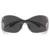 Gafas de sol tipo máscara, Cisne, SK7020, gris