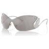 Gafas de sol tipo máscara, Swan, Sk7020, tono plateado Gafas de sol tipo máscara, Swan, Sk7020, tono plateado