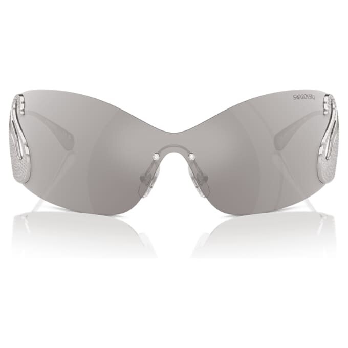 Gafas de sol tipo máscara, Swan, Sk7020, tono plateado Gafas de sol tipo máscara, Swan, Sk7020, tono plateado