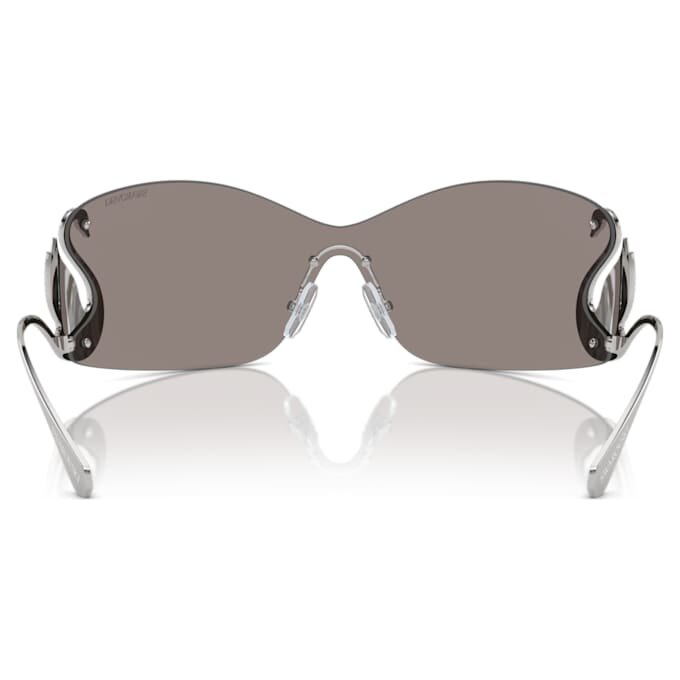 Gafas de sol tipo máscara, Swan, Sk7020, tono plateado Gafas de sol tipo máscara, Swan, Sk7020, tono plateado