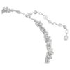 Gargantilla Constella con perlas de cristal, corte redondo, blanco, chapada en rodio Gargantilla Constella con perlas de cristal, corte redondo, blanco, chapada en rodio