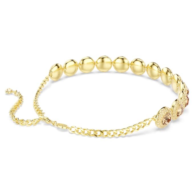Gargantilla «Una Angelic» de corte redondo, color caramelo, chapada en tono dorado Gargantilla «Una Angelic» de corte redondo, color caramelo, chapada en tono dorado