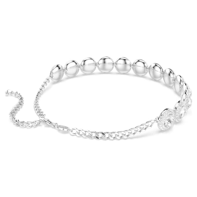 Gargantilla «Una Angelic» en blanco, chapada en rodio Gargantilla «Una Angelic» en blanco, chapada en rodio