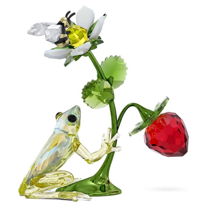 Idyllia: Rana, abeja y fresa Idyllia: Rana, abeja y fresa