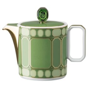 Jarra para crema Signum de porcelana, verde