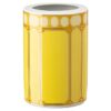 Jarrón Signum de porcelana, mediano, amarillo Jarrón Signum de porcelana, mediano, amarillo