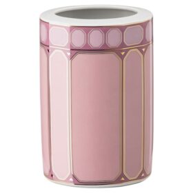 Jarrón Signum de porcelana, mediano, rosa