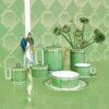 Tazón para cereales Signum de porcelana, verde Tazón para cereales Signum de porcelana, verde