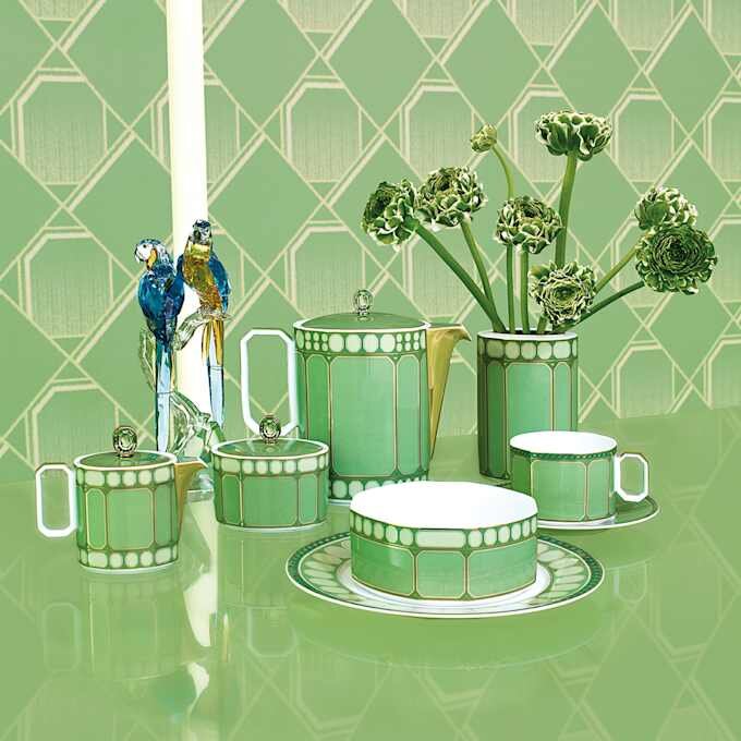Tazón para cereales Signum de porcelana, verde Tazón para cereales Signum de porcelana, verde