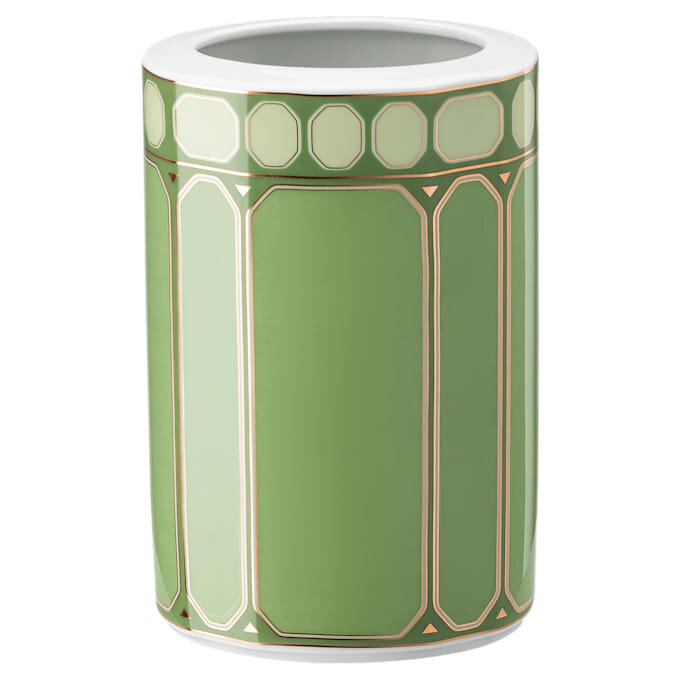 Jarrón Signum de porcelana, mediano, verde Jarrón Signum de porcelana, mediano, verde