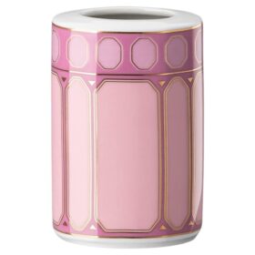 Jarrón Signum de porcelana, pequeño, rosa