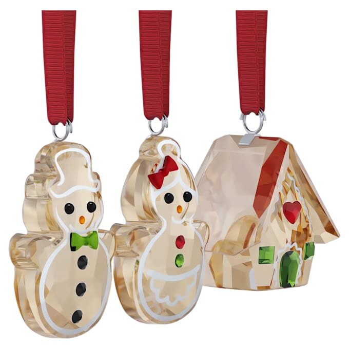 Juego de adornos de pan de jengibre «Holiday Cheers» Juego de adornos de pan de jengibre «Holiday Cheers»