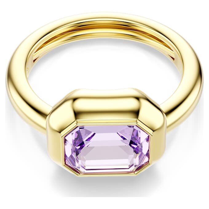 Juego de anillos con motivo Gema (3), multicolor, chapado en tono dorado Juego de anillos con motivo Gema (3), multicolor, chapado en tono dorado