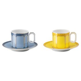Juego de espresso Signum de porcelana, multicolor