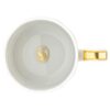 Taza de espresso Signum con platillo, de porcelana, amarilla Taza de espresso Signum con platillo, de porcelana, amarilla
