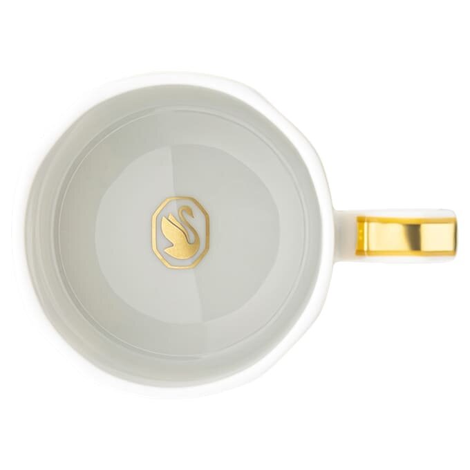 Taza de espresso Signum con platillo, de porcelana, amarilla Taza de espresso Signum con platillo, de porcelana, amarilla