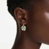 Juego de pendientes colgantes Idyllia (3), mariquita, trébol, fresa, multicolor, chapado en tono dorado Juego de pendientes colgantes Idyllia (3), mariquita, trébol, fresa, multicolor, chapado en tono dorado