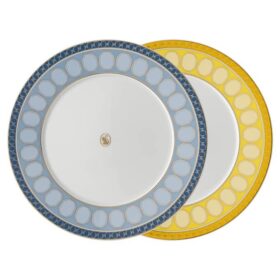 Juego de platos Signum de porcelana, tamaño mediano, multicolor