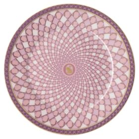 Plato para pan Signum de porcelana, rosa