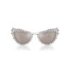 Lentes de sol con clip 2 en 1, estilo llamativo, forma de ojo de gato, Sk7011, blanco Lentes de sol con clip 2 en 1, estilo llamativo, forma de ojo de gato, Sk7011, blanco
