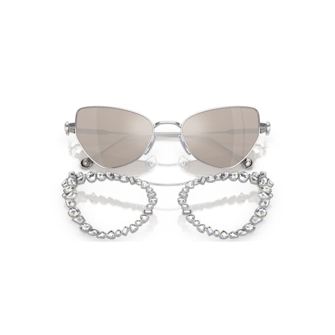 Lentes de sol con clip 2 en 1, estilo llamativo, forma de ojo de gato, Sk7011, blanco Lentes de sol con clip 2 en 1, estilo llamativo, forma de ojo de gato, Sk7011, blanco