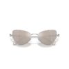 Lentes de sol con clip 2 en 1, estilo llamativo, forma de ojo de gato, Sk7011, blanco Lentes de sol con clip 2 en 1, estilo llamativo, forma de ojo de gato, Sk7011, blanco