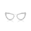 Lentes de sol con clip 2 en 1, estilo llamativo, forma de ojo de gato, Sk7011, blanco Lentes de sol con clip 2 en 1, estilo llamativo, forma de ojo de gato, Sk7011, blanco