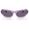 Lentes de sol con forma de almohada, morados Lentes de sol con forma de almohada, morados