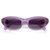Lentes de sol con forma de almohada, morados Lentes de sol con forma de almohada, morados