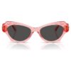 Lentes de sol con forma de almohada, Sk6050, rosa Lentes de sol con forma de almohada, Sk6050, rosa