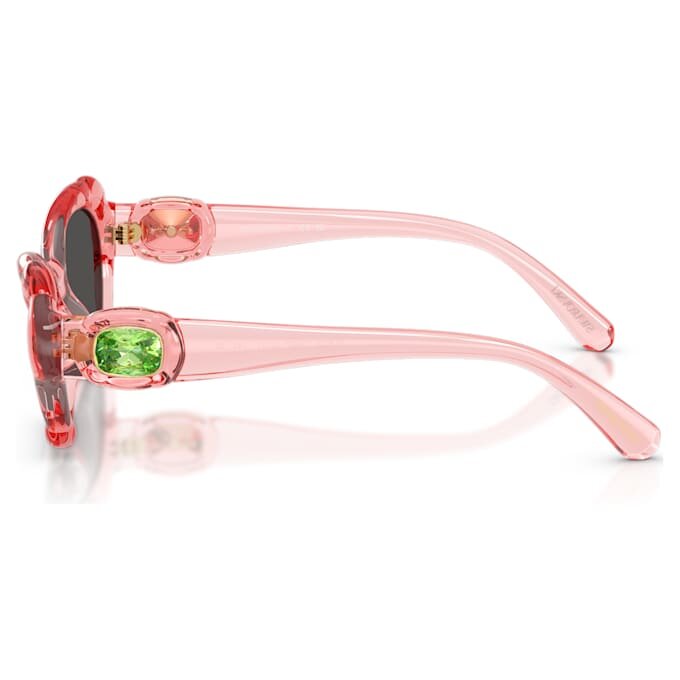 Lentes de sol con forma de almohada, Sk6050, rosa Lentes de sol con forma de almohada, Sk6050, rosa