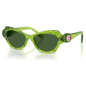 Lentes de sol con forma de almohada, Sk6050, verde