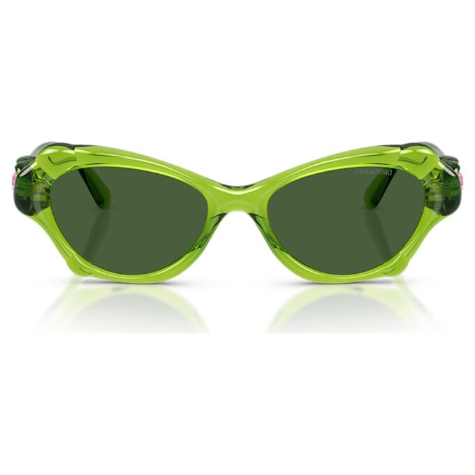 Lentes de sol con forma de almohada, Sk6050, verde Lentes de sol con forma de almohada, Sk6050, verde