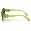 Lentes de sol con forma de almohada, Sk6050, verde Lentes de sol con forma de almohada, Sk6050, verde