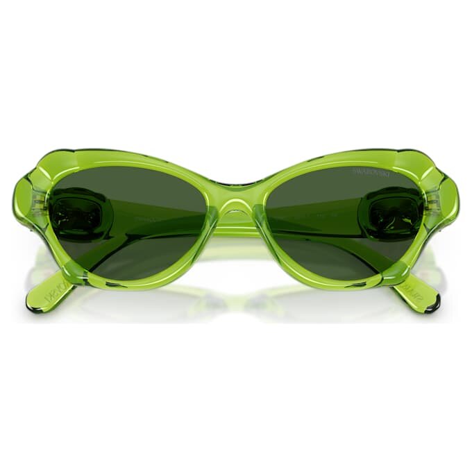 Lentes de sol con forma de almohada, Sk6050, verde Lentes de sol con forma de almohada, Sk6050, verde