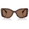 Lentes de sol con forma de almohada, Sk6058U, marrón