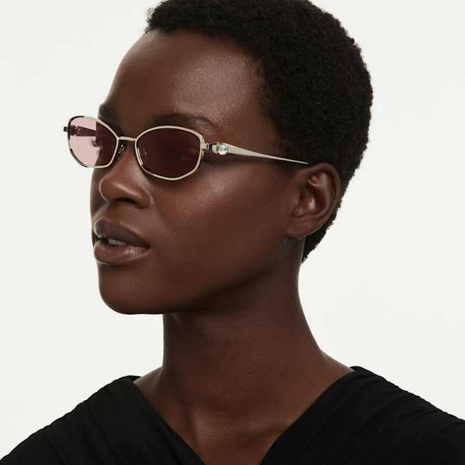 Lentes de sol con forma de almohada, Sk7042, rosa Lentes de sol con forma de almohada, Sk7042, rosa
