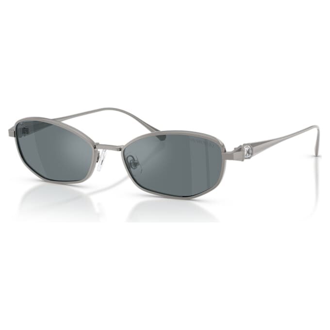 Lentes de sol con forma de almohada, Sk7042, tono plateado Lentes de sol con forma de almohada, Sk7042, tono plateado