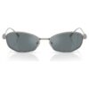 Lentes de sol con forma de almohada, Sk7042, tono plateado Lentes de sol con forma de almohada, Sk7042, tono plateado