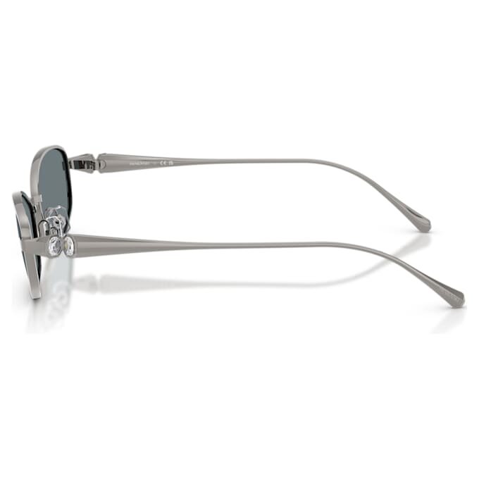 Lentes de sol con forma de almohada, Sk7042, tono plateado Lentes de sol con forma de almohada, Sk7042, tono plateado