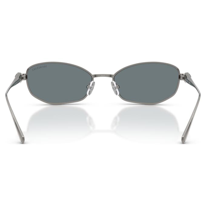 Lentes de sol con forma de almohada, Sk7042, tono plateado Lentes de sol con forma de almohada, Sk7042, tono plateado