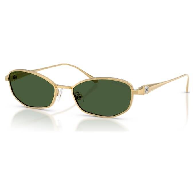 Lentes de sol con forma de almohada, Sk7042, verde Lentes de sol con forma de almohada, Sk7042, verde