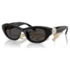 Lentes de sol con forma de almohadilla, negros Lentes de sol con forma de almohadilla, negros