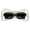 Lentes de sol con forma de almohadilla, negros Lentes de sol con forma de almohadilla, negros