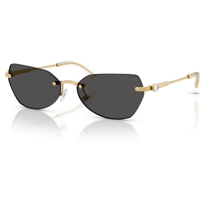 Lentes de sol con forma de almohadilla, Sk7038, tono dorado Lentes de sol con forma de almohadilla, Sk7038, tono dorado