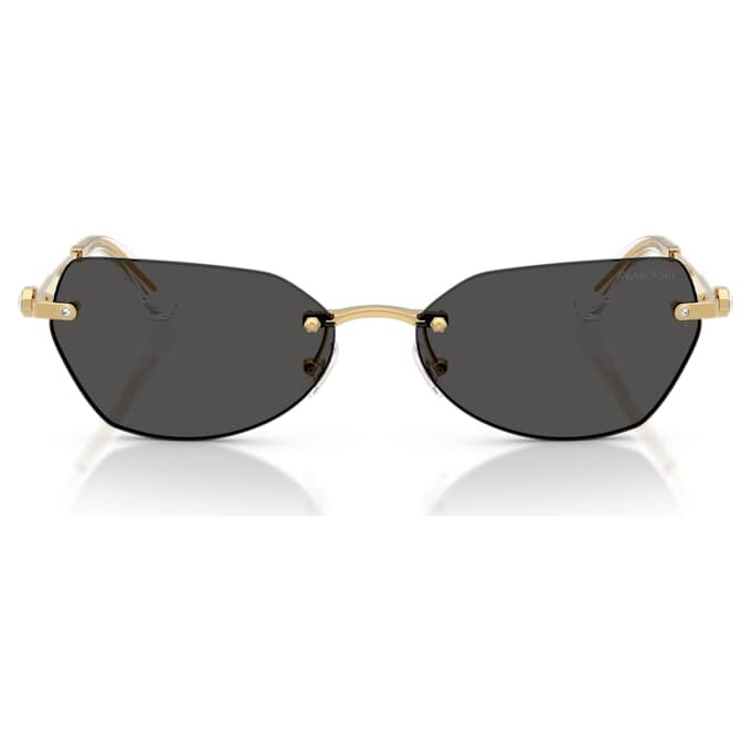 Lentes de sol con forma de almohadilla, Sk7038, tono dorado Lentes de sol con forma de almohadilla, Sk7038, tono dorado