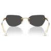 Lentes de sol con forma de almohadilla, Sk7038, tono dorado Lentes de sol con forma de almohadilla, Sk7038, tono dorado